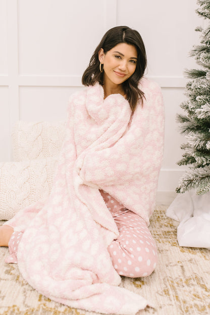 Fuzzy Feeling Blanket in Pink