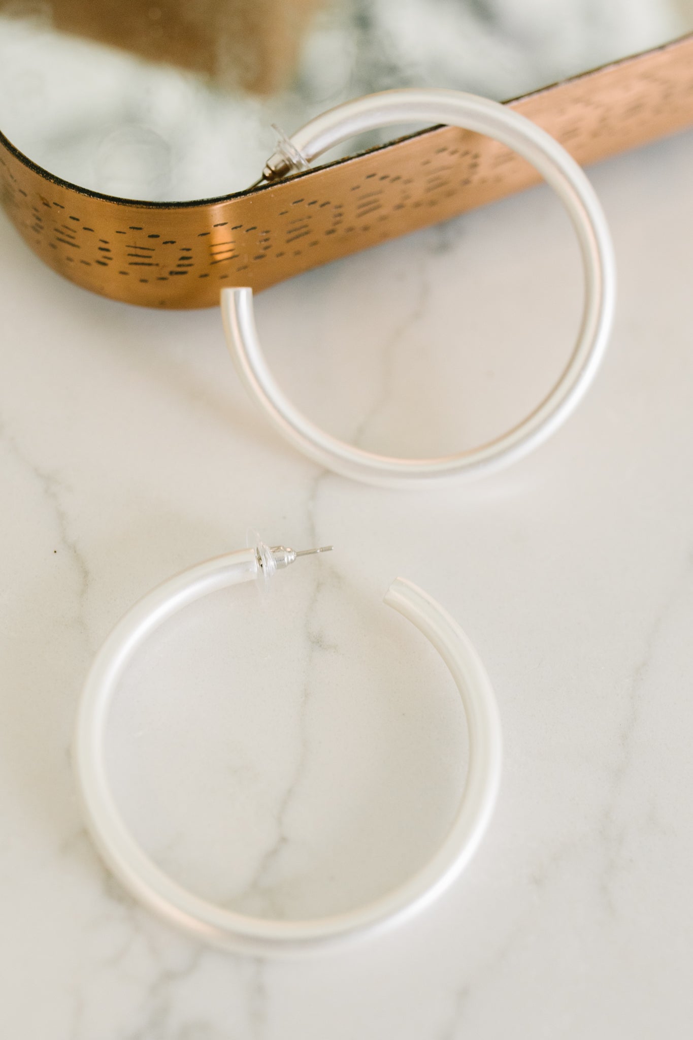 Solid Silver Hoops