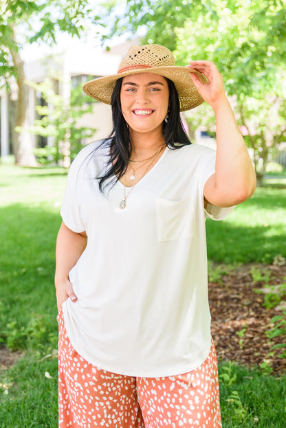 Feel The Zen Tee in Ivory