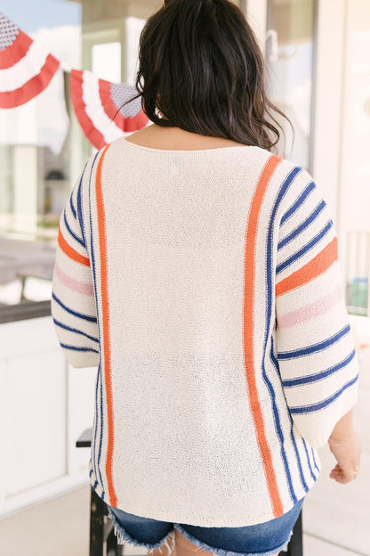 Festive Stripes Top