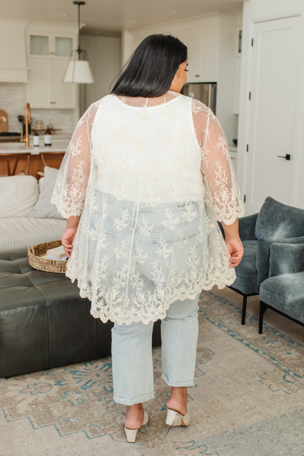 French Tea Lace Cardigan