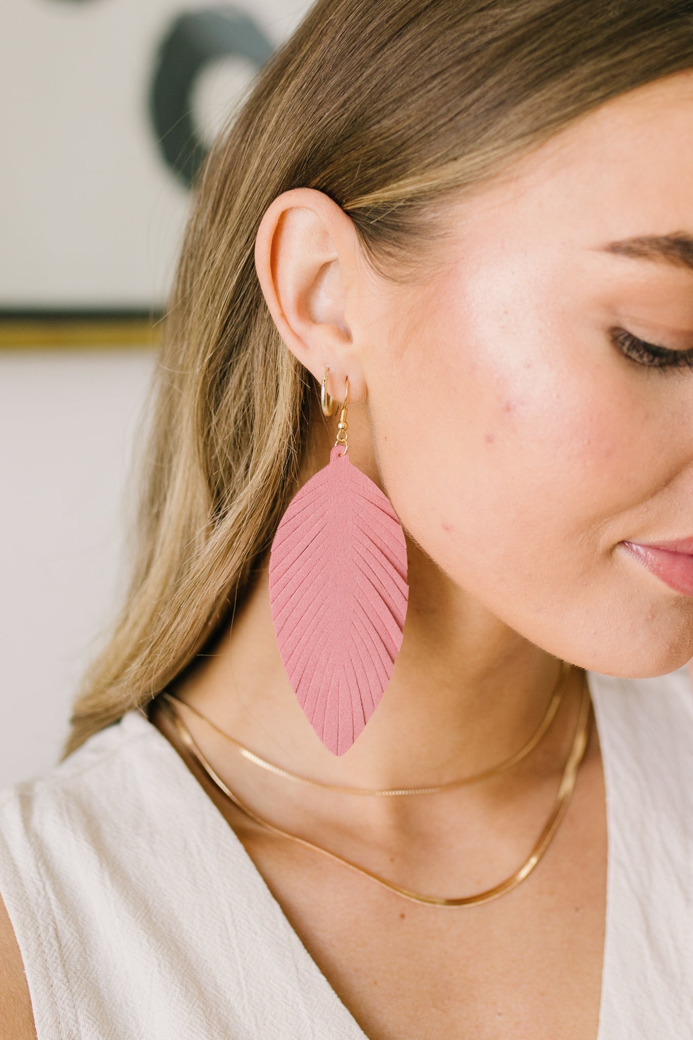 Jasmine Earrings in Pink