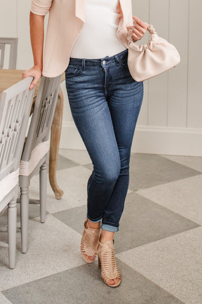 Rachel Mid-Rise Skinny Jeans