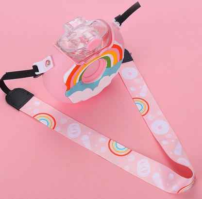 PREORDER: Portable Rainbow Donut Water Bottle
