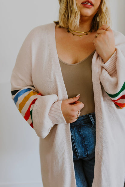 Struck Gold Rainbow Sleeve Cardigan