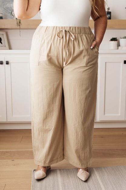 Transitions Cropped Pants In Sand
