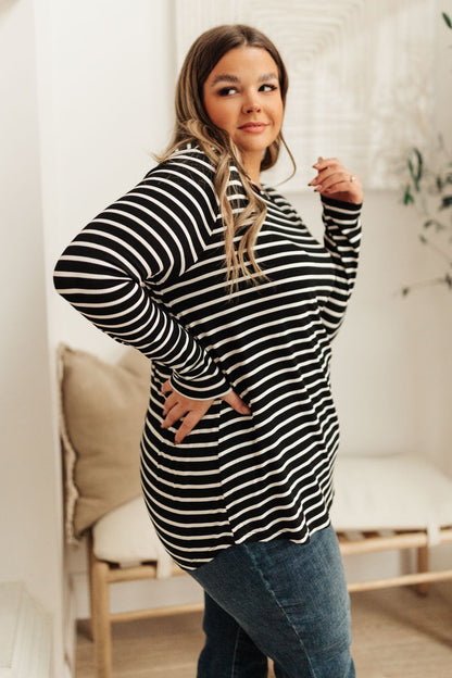 Thriving In Stripes Top