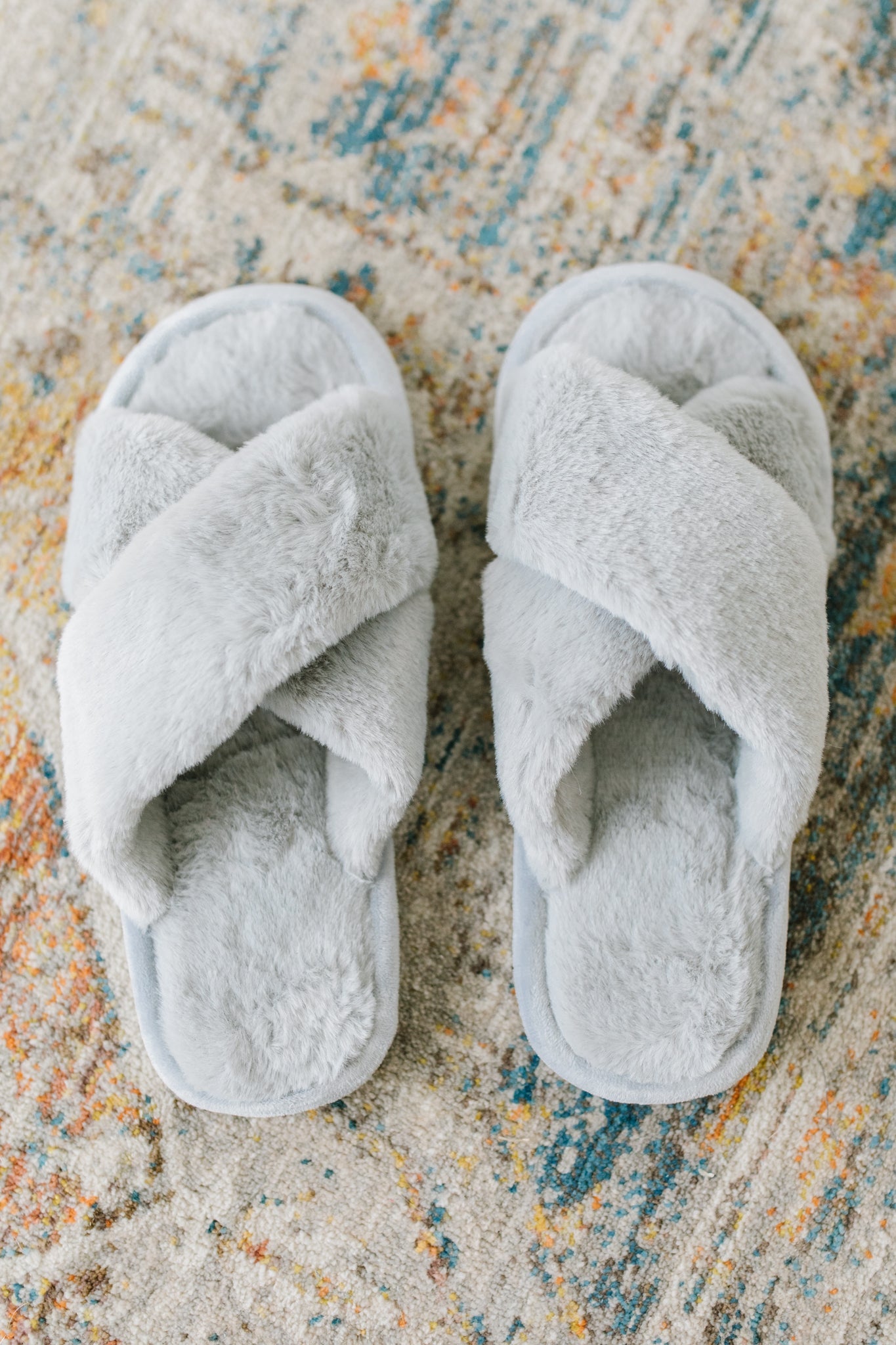 Toasty But Mostly Cozy Gray Slippers