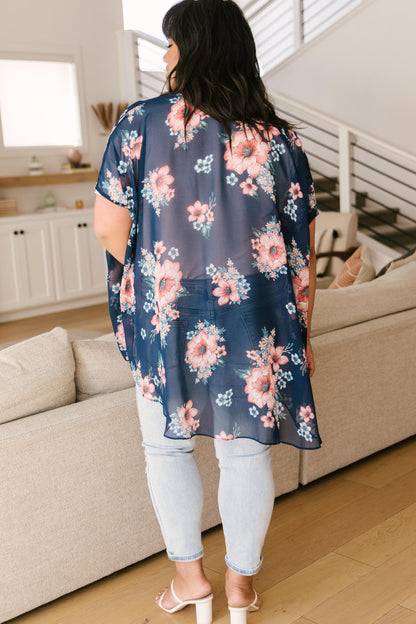 Wildflower Kimono in Blue